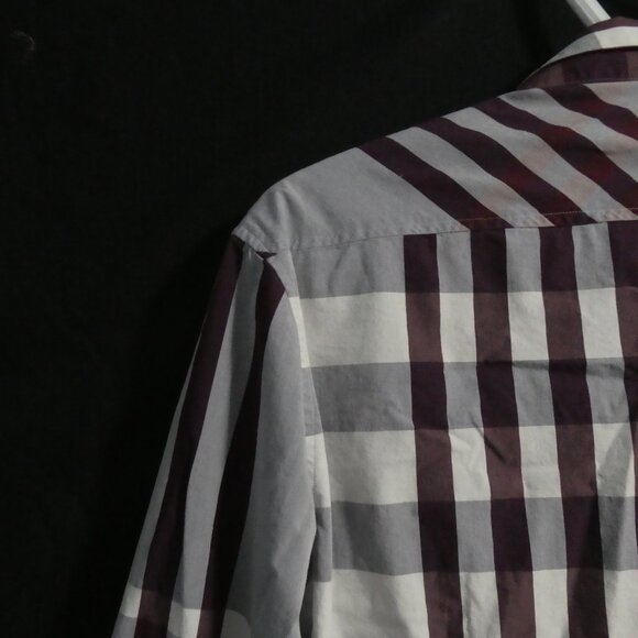 7 DIAMONDS PREMIUM | medium | Plaid Button-Up Closure Casual Shirt W/ Pocket - Picture 10 of 15